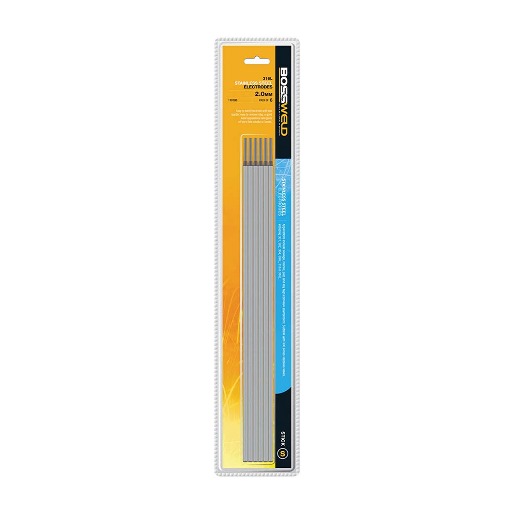 Bossweld 316L Stainless Steel Electrodes Handy Pack