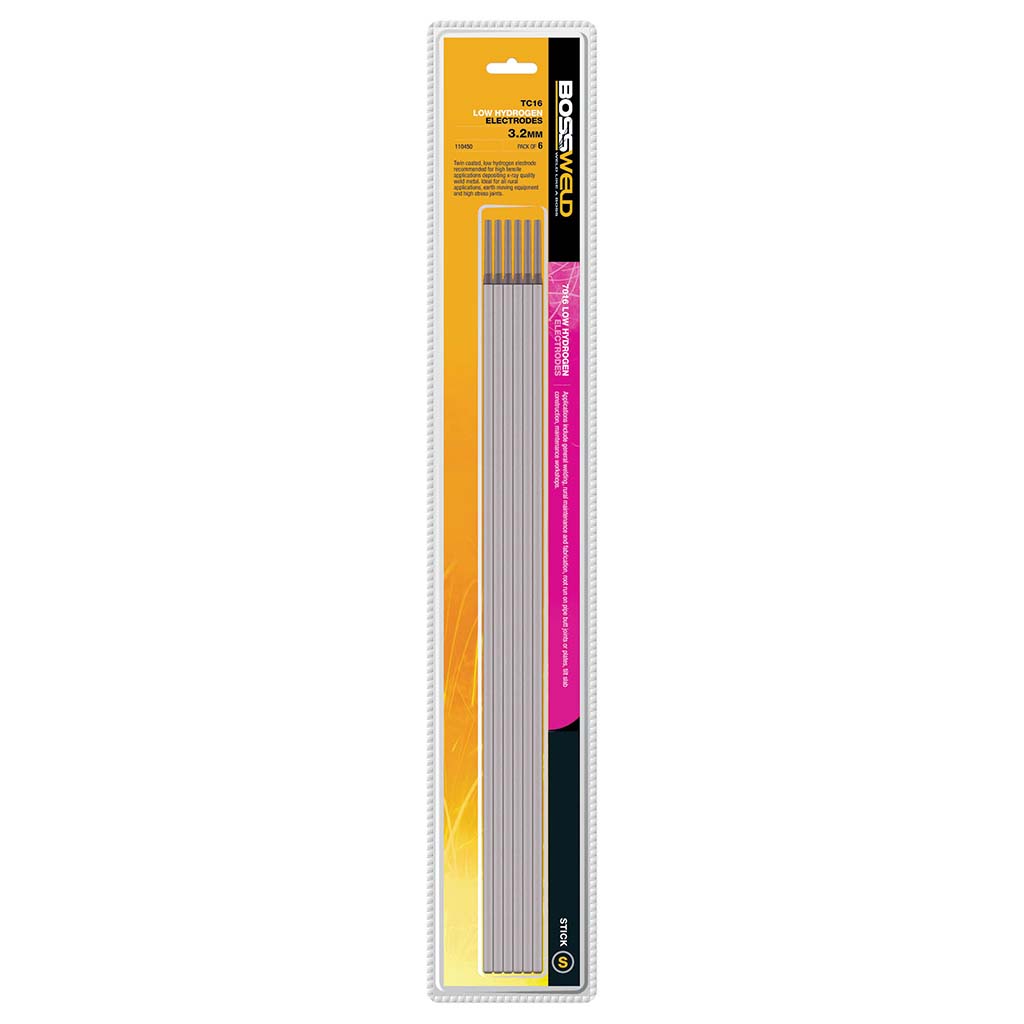 Bossweld TC16 Hydrogen Controlled Electrodes Handy Pack