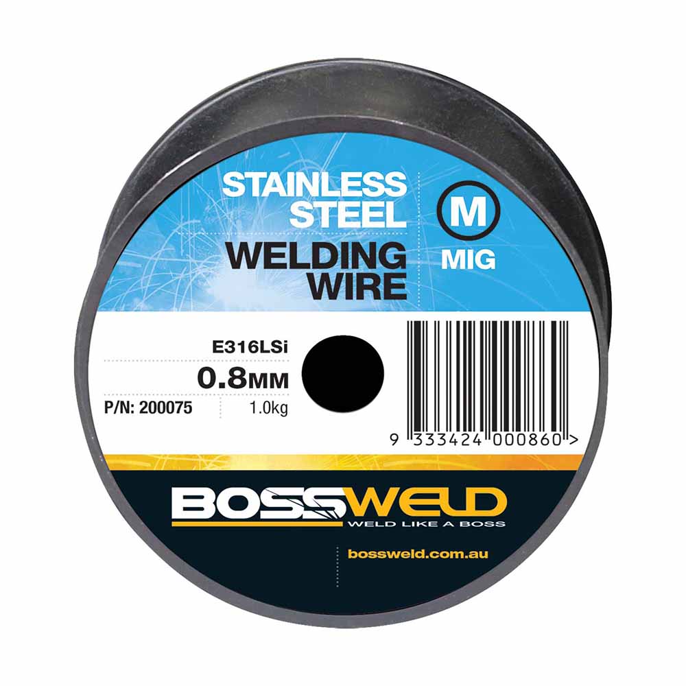 Bossweld 316LSi Stainless Steel MIG Wire Mini Spools