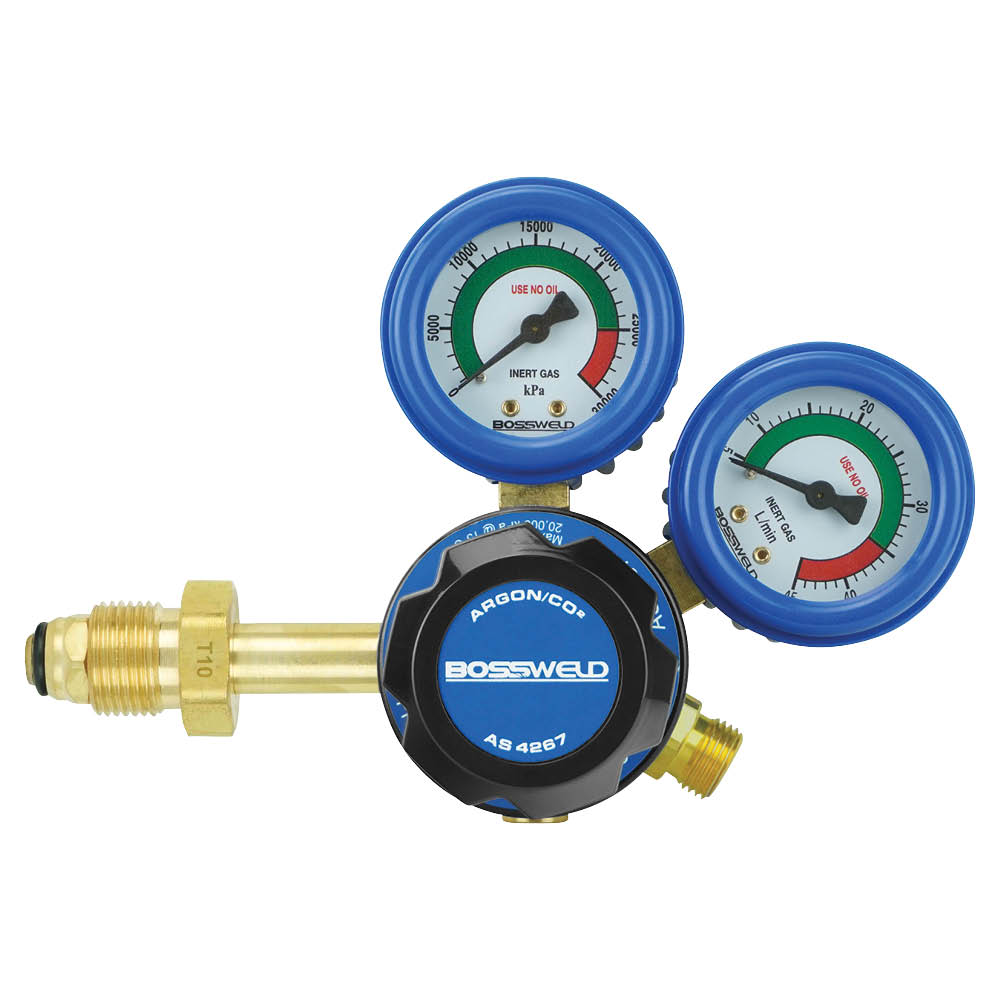 Bossweld Argon Regulators - Single Stage