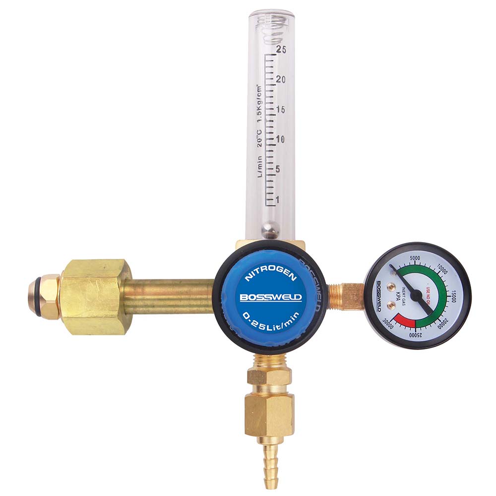 Bossweld Nitrogen Regulator - Dual stage