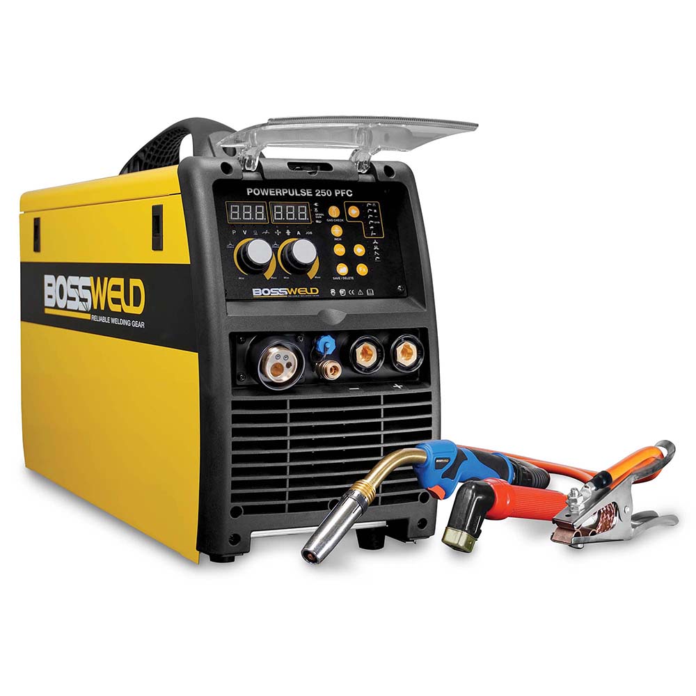 Bossweld MST 250PFC Double Pulse MIG Welder 240V