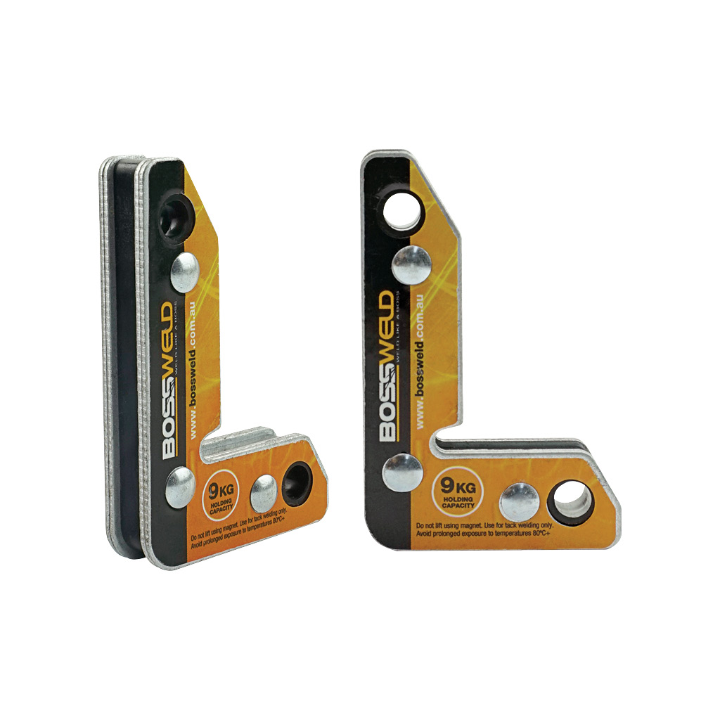Bossweld Right Angle Welding Magnet 9kg (Pkt 2)