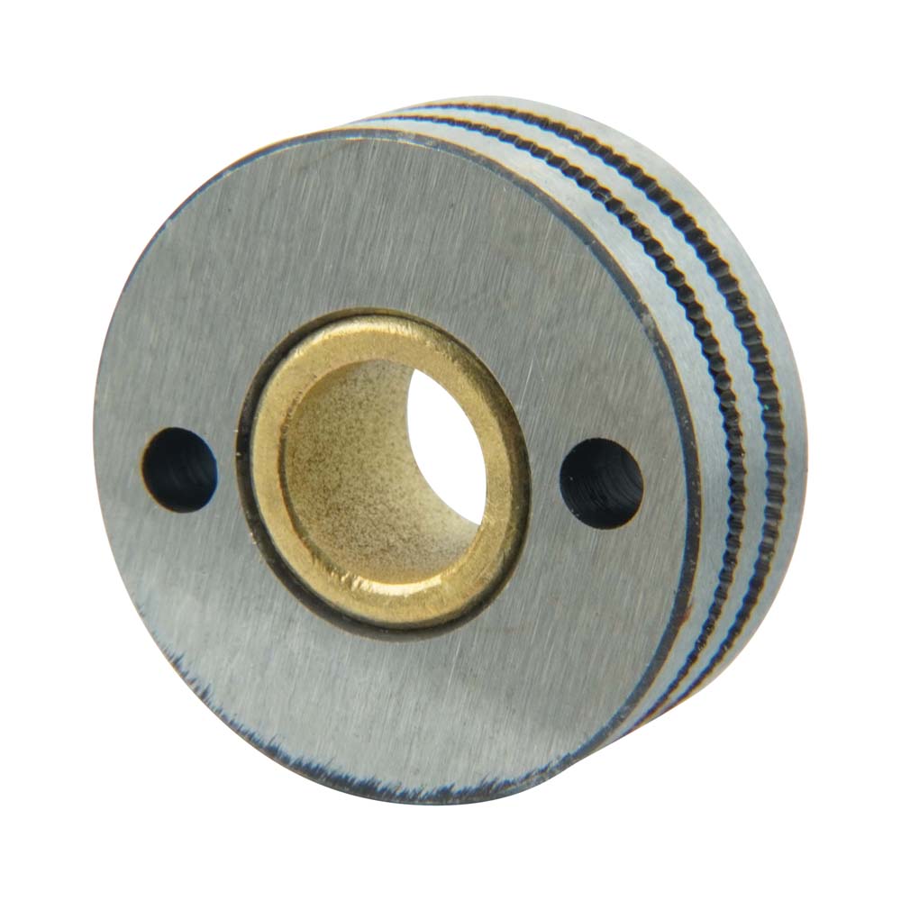 Bossweld Knurled Drive Roller OD 30mm, ID 10mm, 12mm wide