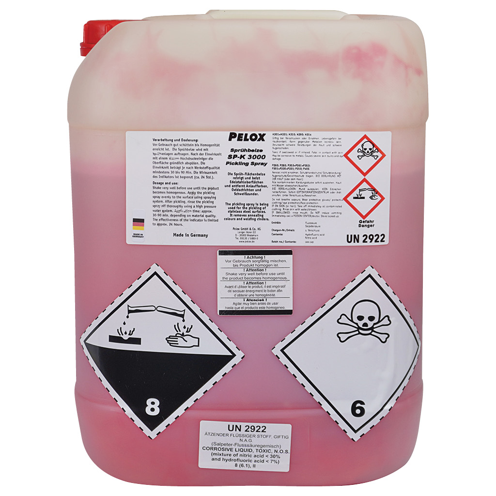 Pelox SPK3000 Red Pickling Spray
